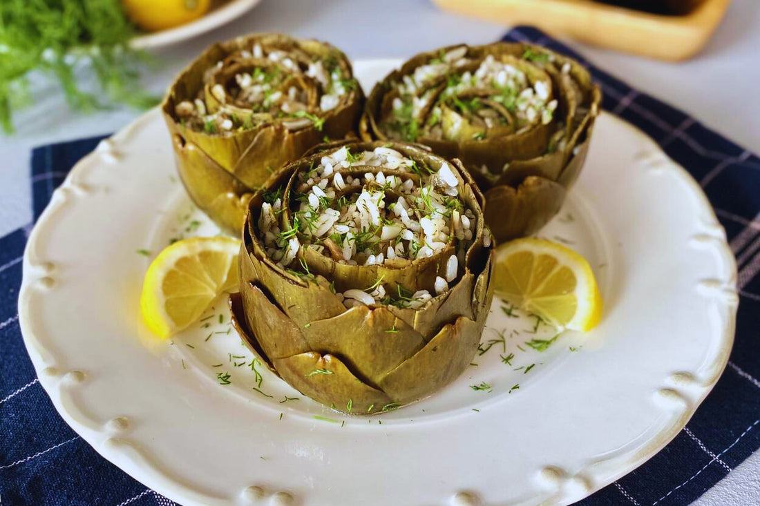 Stuffed Artichokes with Olive Oil